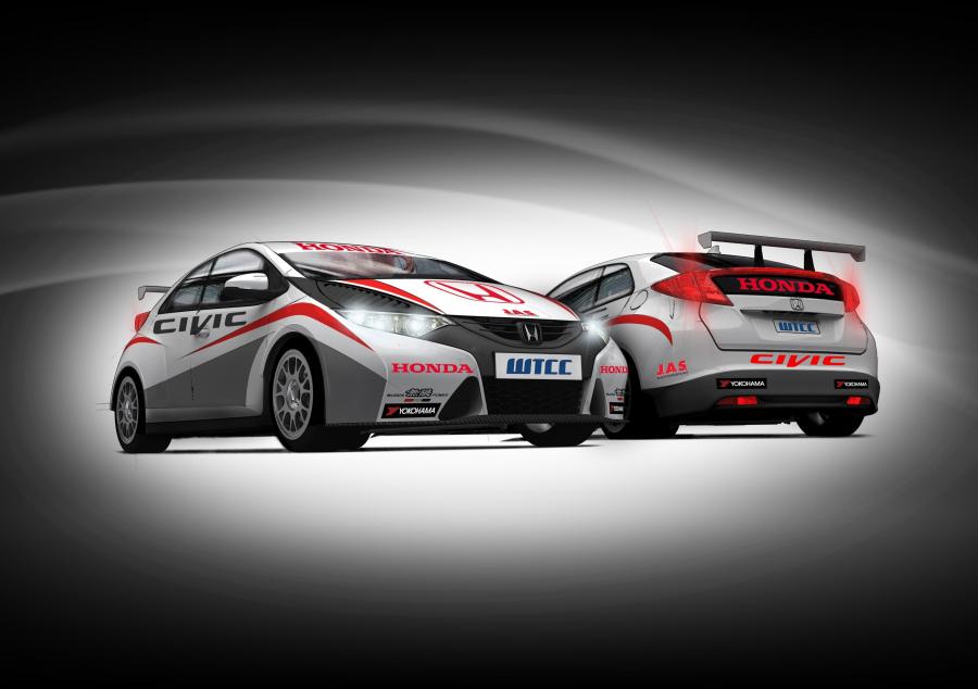  Honda Civic WTCC Drawings 2012 года  (фото 2 из 5)